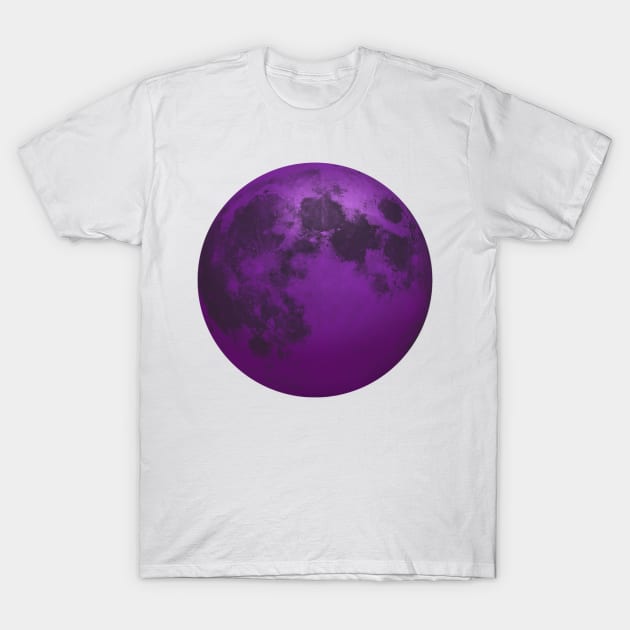 Purple full moon T-Shirt by mia-alice85